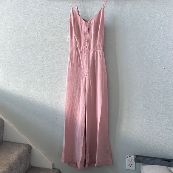 Pink tie back romper - Picture 5 of 5